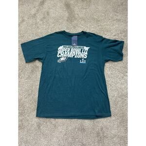 Philadelphia Eagles Shirt Men’s Extra Large Fanatics Green Super Bowl Champions